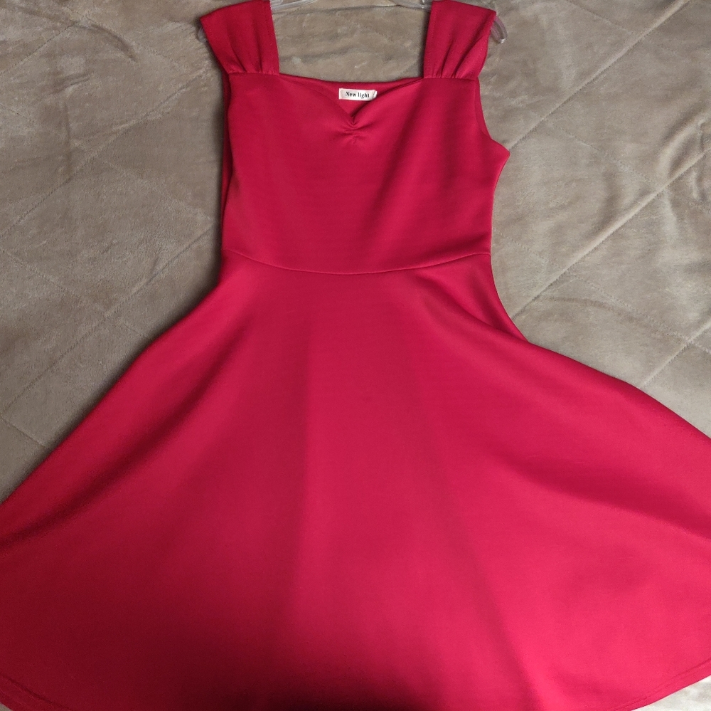 Red Skater dress